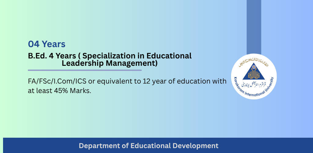 New Programs in Educational Development